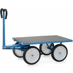 fetra Handpritschenwagen 6404V - Tragkraft 1000kg Vollgummi-Reifen