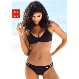 BENCH Bikini-Top Damen Schwarz 38 Cup A/B