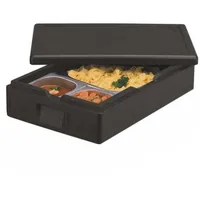 Papstar Isolier-Transportbehälter, EPP 60 cm x 40 cm schwarz