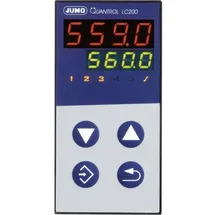 Jumo Quantrol LC100 Temperaturregler L, J, T, K, E, N, S, R, Pt100, Pt1000, KTY Relais 3 A 48 mm x 48 mm