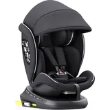 XOMAX 946i Kindersitz drehbar 360° mit ISOFIX, Liegefunktion I mitwachsend I 0-36 kg, 0-12 Jahre, Gruppe 0/1/2/3 I 5-Punkt-Gurt und 3-Punkt-Gurt I Bezug abnehmbar, waschbar I ECE R129