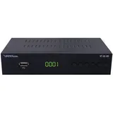 Vantage VT-85 HD HDTV Satellitenreceiver (Unicable, HDMI, SCART, Elektrischer Audioausgang, 12 V, EPG, USB-Mediaplayer) Schwarz