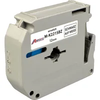 Ampertec P-Touch Band kompatibel zu M-K231SBZ schwarz auf weiß