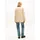 Tommy Hilfiger Langjacke TOMMY JEANS "TJW OVS DISTRESSED CHORE JACKET", Damen, Gr. L (40), weiß clay, Denim/Jeans, Obermaterial: 100% Baumwolle, unifarben, oversize Po-bedeckend, mit Knopf, Jacken Langjacke, mit farblich abgesetztem Umlegekragen, Oversized Fit