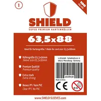 happyshops Shield 1 - 100 Super Premium Kartenhüllen 63,5 x 88 mm