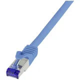 Logilink C6A066S RJ45 CAT 6a S/FTP Blau 1St.