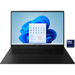 LG Notebook "Gram Pro 17" Ultralight Laptop, 32GB RAM, 2TB SSD, Windows 11 Home", schwarz, 32 GB RAM 2000 GB SSD, Core Ultra 7, Windows 11 Home, Notebooks