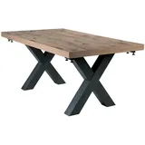 Mäusbacher Esstisch BIG SYSTEM DELUXE, 175 x 100 cm Graphit Dekor Viking Eiche Dekor