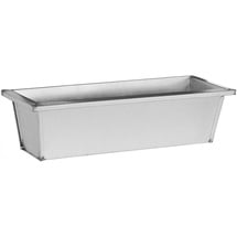 Dehner Blumenkasten 50 x 17 x 13 cm silber