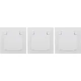 McPower Schutzkontakt-Steckdose McPower ''Flair'', 250V~/16A, UP, IP44, weiß, 3er-Pack