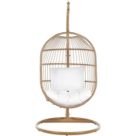 Beliani Hängesessel Alba Beige