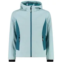 CMP KID G Jacket Fix Hood acqua-teal (00ES) 98