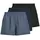 JACK & JONES JACMILANO WOVEN BOXERS 3 PACK Dunkelblau / Grün / Schwarz M 3er Pack