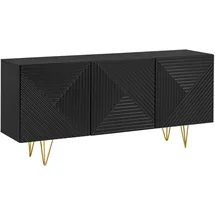 99rooms Emir Kommode Schwarz Schwarz Matt