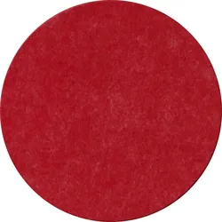 Premium Filz Untersetzer rund für Gläser, Design Glas-untersetzer in rot hell-meliert (E30) für Getränke, Bar, Tasse, Vase