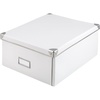 Aufbewahrungsbox mit Deckel 36 x 28,2 x 17 cm 1-tlg. weiß