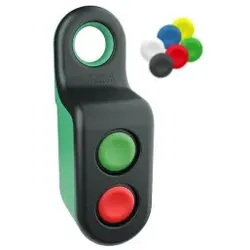 Schneider Electric ZBRM22B0 Gehäuse, Harmony XB5R, 2 Funkdrucktaster, Kunststoff, Ø22mm, 1 Signal bei Betätigung, 1 Signal bei Loslassen
