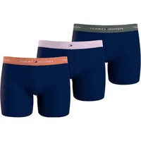 Tommy Hilfiger Underwear Boxer 3P BOXER BRIEF WB (Packung, 3-St., 3er) mit Logobund blau XXL (56)