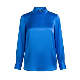 Posh Gear Seidenbluse Satinoseta Blau L