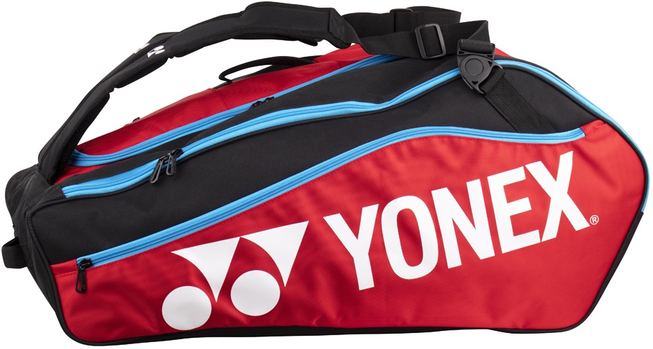 Yonex Racketbag Club Line (Schlägertasche, 3 Hauptfächer) #23 rot 12er