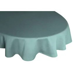 Tischdecke WIRTH "WIESSEE" Gr. 1, grün, Ø:160cm, Baumwolle, Modal, Leinen, Tischdecken, rund