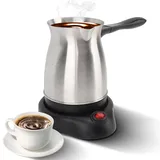 600 Ml Multifunktionale Türkische Elektrische Espressomaschine Mit Warmhaltebehälter Für Tee Und Milch, 600 W, Doppelter Verbrennungsschutz
