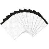Landré Notiz-Block ohne Deckblatt A6 kariert, 50 Blatt, 70 g/m2, 10 Stück