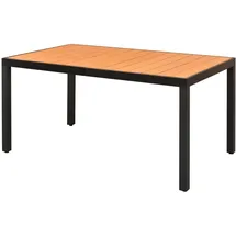vidaXL Gartentisch 150 x 90 x 74 cm Braun
