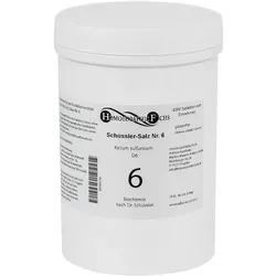 HOMOEOPATHIEFUCHS Schüssler-Salz Nummer 6 Kalium sulfuricum D6 Biochemie