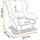 Supellex Ohrensessel mit Hocker | Carpe Diem Beige Kolonial Design