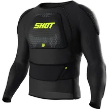 Shot Airlight Protektorenjacke Schwarz/Gelb M