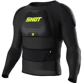 Shot Airlight Protektorenjacke Schwarz/Gelb M