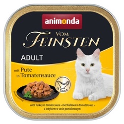 animonda Vom Feinsten Adult 32x100g Pute, in Tomatensauce