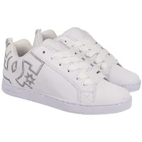 DC Shoes Court Graffik Damen Weiß/M Silber 38