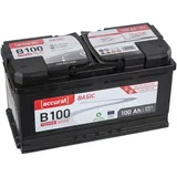 Accurat 12V 100Ah Autobatterie Starterbatterie Batterie KFZ PKW statt 95Ah 90Ah