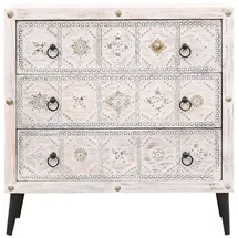 Marrakesch Orient & Mediterran Interior Vaqui Kommode Weiß