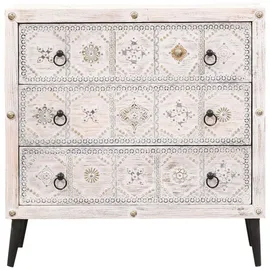 Marrakesch Orient & Mediterran Interior Vaqui Kommode Weiß