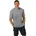 Kurzarm-t-shirt Cashmere Grey Melange S
