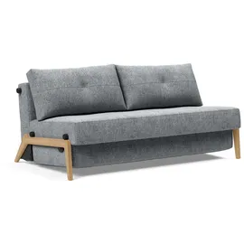 Innovation Living Schlafsofa Polyester 2-Sitzer Grau