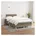 vidaXL Boxspringbett 200 x 200 cm Taupe