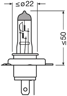 OSRAM Glühlampe, Hauptscheinwerfer 64181l