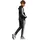 adidas Seasonal Essentials Tiberio 3-Streifen Fleece Trainingsanzug Black / White / Grey Two 128