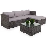 Outdoor Gartenlounge-Set Loungeecke outdoor LIMA BHT 194x62x129 cm bunt Garten-Sofa Loungesofa