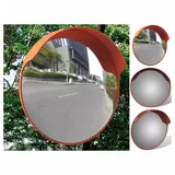 vidaXL Verkehrsspiegel Konvex Ø 45 cm Orange