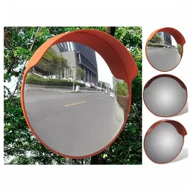 vidaXL Verkehrsspiegel Konvex Ø 45 cm Orange