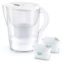 Brita Marella XL weiß 3,5 l + 2 Maxtra Pro Pure Performance Kartuschen