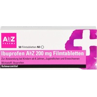 AbZ Pharma IBUPROFEN AbZ 200 mg Filmtabletten Fiebersenkende Schmerzmittel
