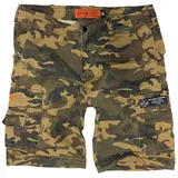 West Coast Choppers Cfl Cargo Kurze Hose - Vintage Woodland Camo - 2XL