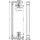 Hansgrohe Duschtürgriff Axor universal 444mm, Edelstahl-Optik