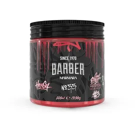 barber marmara Haargel No. 33 für Männer, starker Halt, langanhaltendes Volumen, kein Rückstand, frischer Duft mit grünem Apfel, marinen und holzigen Noten, 500ml